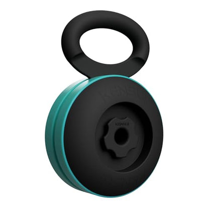 Kensui EZ-BELL PRO - Plate Loaded Adjustable Kettlebell, 100 lb Capacity | Compact plate-loaded design lets you train swings, cleans, presses, carries and full body workouts using Olympic plates
