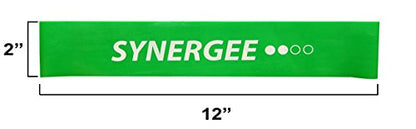 Synergee Exercise Fitness Resistance Band Mini Loop Bands that Perform Better When Working Out at Home or The Gym