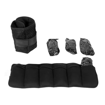 Unisex Adjustable Wrist and Ankle Weights, 5-Pound Pair (10 lbs Total) with 6 Removable Weight Packs for Walking, Jogging, Gym, Home Fitness - size: 5lb Small