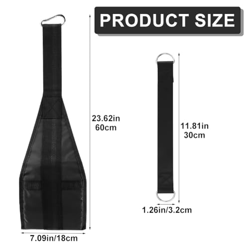 Hanging Ab Straps for Pull Up Bar, Abdominal Muscle Building Padded Arm Support Slings, Ab Sling Straps for Training Knee and Leg Raises, Ab Workout Equipment