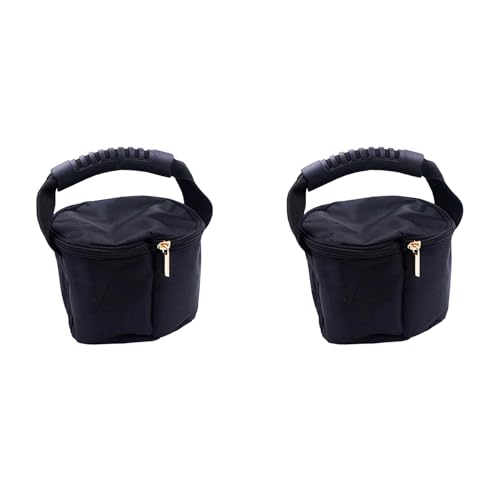 2X Portable Adjustable Kettlebell Power Sandbag Fitness Weightlifting Dumbbell with Handle Gym Yoga Workout Sand Bag,5Kg