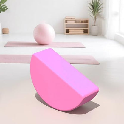 Yoga Brick - EVA Foam Block, Non Slip Support Cushion | High Density Lightweight Stretch Aid Balance Stability Trainer Exercise Prop Fitness Workout Pilates Home Gym Apartment Floor Usage