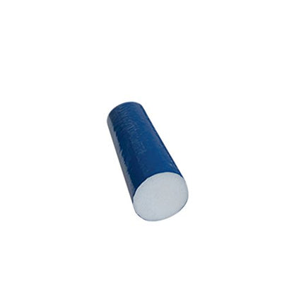 CanDo Premium TufCoat Blue Coated Foam Rollers for Muscle Restoration, Massage Therapy, Rehabilitation, Sport Recovery and Physical Therapy for Home, Clinic and Gym - size: 4" X 12", style: Round