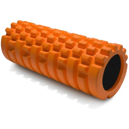 321 Strong Foam Roller - Medium Density Deep Tissue Massager for Muscle Massage and Myofascial Trigger Point Release, with 4K eBook - color: Orange