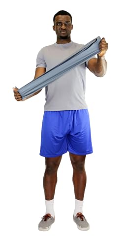 Fabrication Enterprises Fabrication CanDo Exercise Band, 5-Foot Single - color: Silver