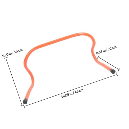 Toddmomy 4pcs Plastic Agility Hurdles 15cm for Football Speed and Running Training Youth Sports Equipment for Soccer Agility Drills