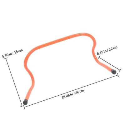 Toddmomy 4pcs Plastic Agility Hurdles 15cm for Football Speed and Running Training Youth Sports Equipment for Soccer Agility Drills
