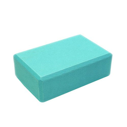 Yoga Blocks 2 Pack Supportive Latex-Free EVA Foam Yoga Blocks Set,Non-Slip Surface Lightweight High Density Yoga Blocks for Meditation Stretching Exercise Pilates - color: Sky Blue