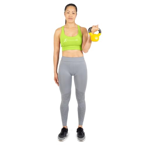 ProsourceFit Vinyl Coated Cast Iron Kettlebells for Full Body Fitness Workouts