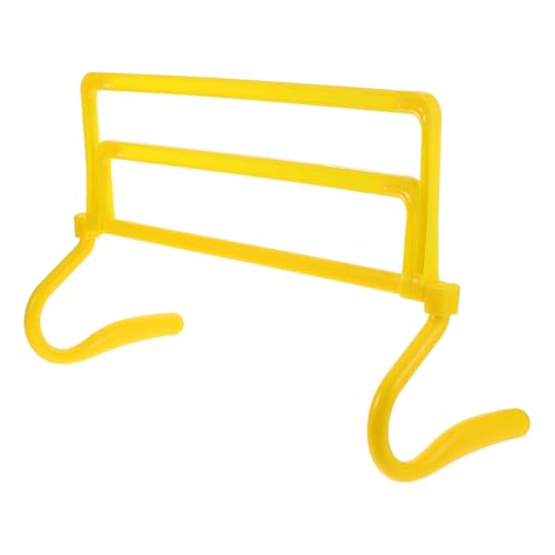 Healifty Adjustable Agility Hurdles Set for Soccer Football Training, Foldable Yellow Speed Hurdles with Detachable Design for Athlete Agility and Plyometric Drills