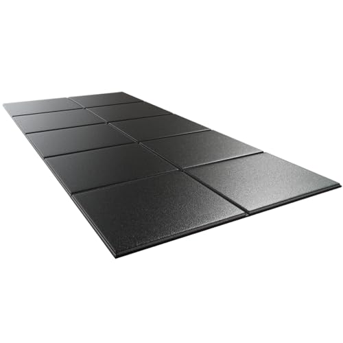 Foldable Treadmill Walking Pad Mat for Carpet Floors,67" x 30" 6mm Thick Treadmill Mat for Hardwood Floor,Indoor Exercise Stationary Bike,Elipitial, Gym Equipment, Noise Shock Absorption - size: 67"L x 30"W x 0.24"Th