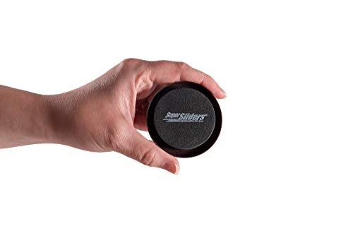 Super Sliders 2-1/2" Round Reusable Furniture Sliders for Carpet, Anti-Slip Protective Furniture Moving Pads for Beds, Sofas, Dressers, Set of 8, Brown