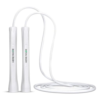 Adjustable Jump Rope – 5mm PVC Skipping Rope with Unbreakable Handles, Non-Kinking, Includes 1 Spare Rope for Indoor & Outdoor Fitness Training for Men, Women