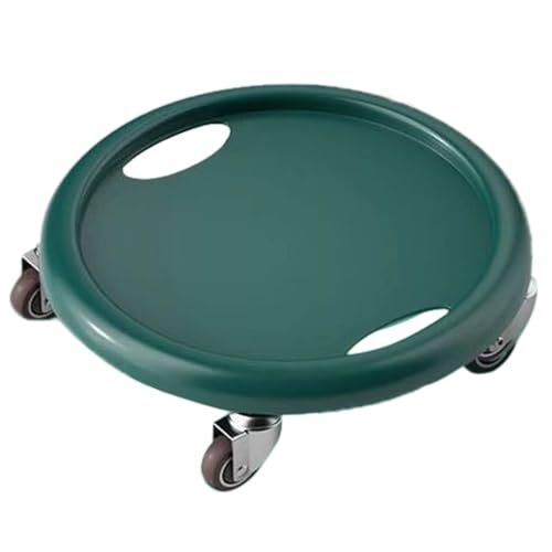 Ab Roller Wheel, Core Slider Ab Workout Sliding Disc 360° Rotating Abdominal Training Tool Waist Strength Trainer with 4 Rollers Knee Pads for Home Gym Training Practice - color: Green