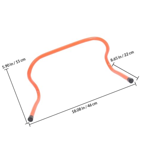 4pcs Plastic Agility Speed Hurdles 15cm High Soccer Football Training Equipment for Youth Agility and Footwork Drills