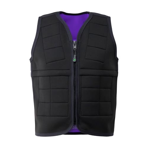 Osteoporosis Weighted Vest (10lb) for Bone Health, Cardio Fitness & Muscle Tone Improvement - color: Black, size: Small