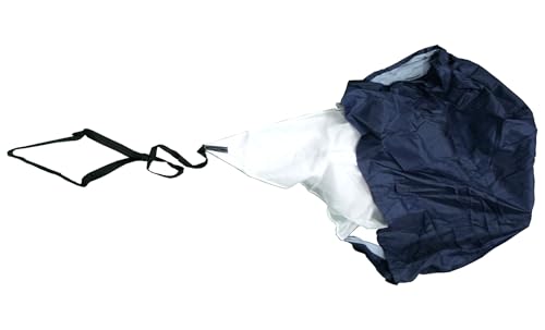 BlueDot Trading 56” Resistance Parachute - Speed & Agility Training Equipment for Running, Soccer, and Track - Adjustable Chute - Durable Trainer for All Sports Easily Portable with Free Carrying Bag