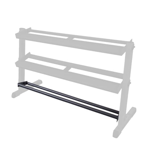 Body Solid (GMRT6) Optional 3rd-Tier for GDR60 Dumbbell Rack, Medicine and Slam Balls Additional Storage Solution, Commercial and Home Gym Weight Rack Organization, Black (Add-on Shelf Only)