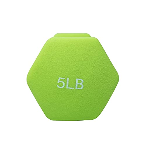 Set of 2 each Neoprene Coated Dumbbells Pair Hand Weights All-Purpose, Home Gym