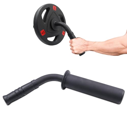 Wrist Strengthener Forearm Hammer Lever Bar for Arm Wrestling Exercises Fits 2" or 1" Plates Arm Grip Workout Strength Trainer Forearm Exerciser
