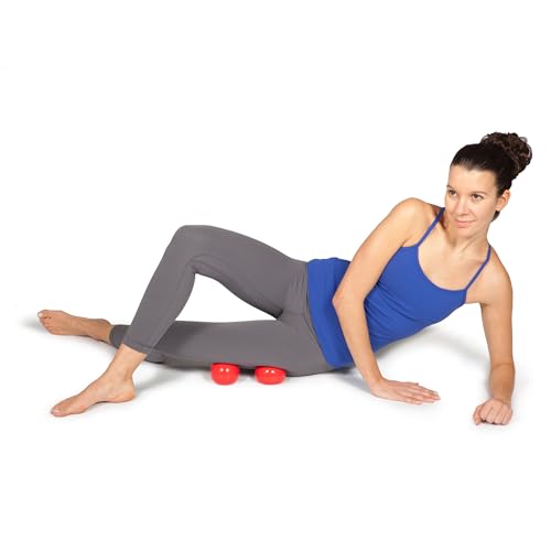 OPTP Franklin Method Mini Smooth Ball Set (Pair) - Massage Balls for Tight Muscles and Fascia - Targeted Back and Neck Massage, Shoulder, Neck, Hip, and Foot Massager Ball Set