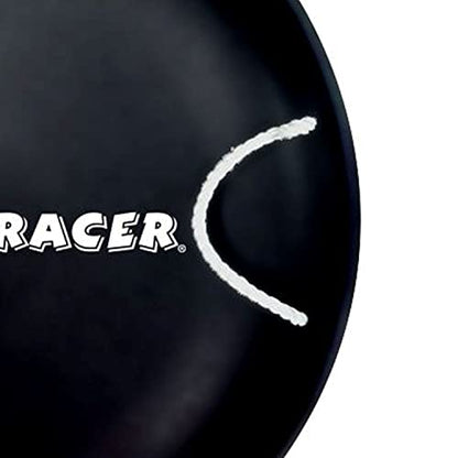 Slippery Racer ProDisc 26 Inch Heavy Duty Aluminum Iron Alloy Metal Kids Winter Saucer Snow Sled with Dual Riveted Soft Grip Rope Handles