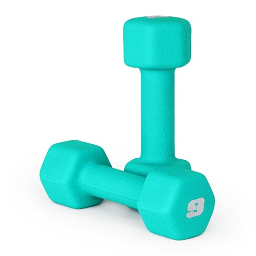 CAP Barbell Neoprene Dumbbell Weights Pairs & Sets | Color Series - style: 9 lb Pair