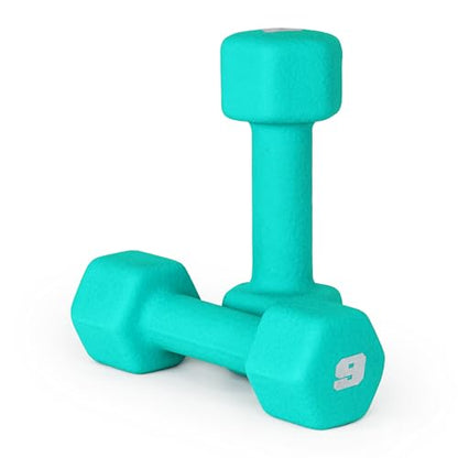 CAP Barbell Neoprene Dumbbell Weights Pairs & Sets | Color Series - style: 9 lb Pair
