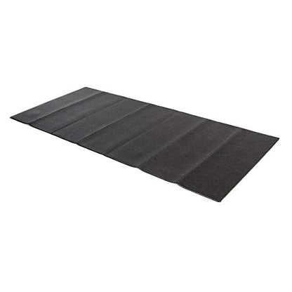 Stamina Fold-to-Fit Folding Equipment Mat (84-Inch by 36-Inch), Black | Fold-to-fit equipment mat helps protect floors during workouts