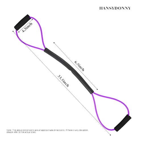 𝐇𝐀𝐍𝐒𝐘𝐃𝐎𝐍𝐍𝐘 Boxing Resistance Bands for Explosive Strength and Speed Training - Enhance Your Boxing Skills Anywhere, Anytime - color: Purple（50LB）