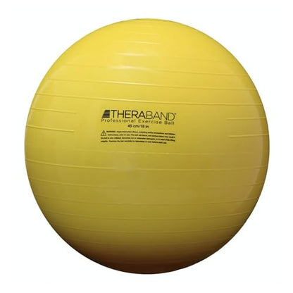 THERABAND Standard Exercise Ball - color: Yellow - 18 in.