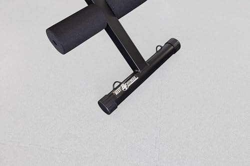 Body-Solid Best Fitness Ab Board (BFAB10B), 6-Pack Abs Machine Exercise Equipments for Strength Training Home Gym Workouts Bench