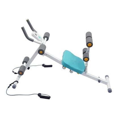 Core & Abdominal Trainers AB Workout Machine Home Gym Strength Training Ab Foldable Fitness Equipment,Abdominal Compressor Collapsible,Strength Training Abdominal Workout Machine with LCD Display