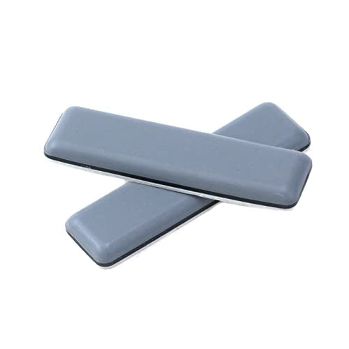 8pcs Furniture Sliders for Carpet and Hardwood Floor Heavy-Duty Furniture Movers for Hard Surfaces Adhesive Base Furniture Moving Pads (Rectanglular 0.75in x 2.75in) - size: 2.75"x0.75"/69.8x19mm(LxW)