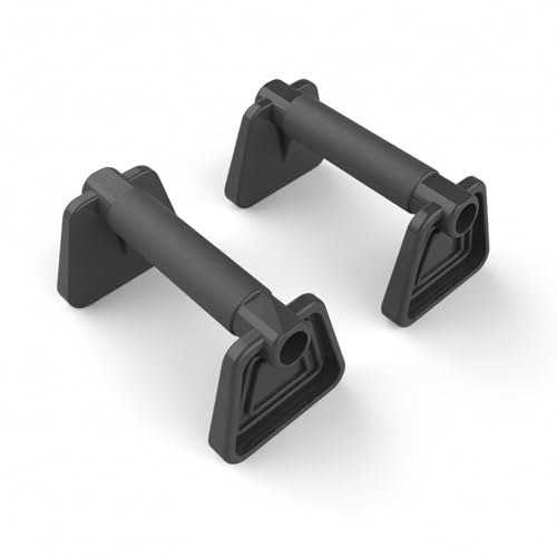 Push-Up Stands H-Shape Calisthenics Stand for Home Gym Floor Exercises PP Plastic (1 PC) - color: Black