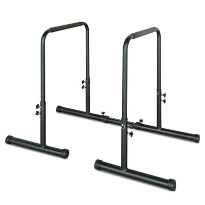 Power Tower Dip Station Pull Up Adjustable Height Heavy Duty Multi-Function Fitness Equipment