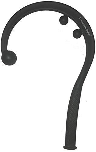 Therapist's Choice® Travel Size Pressure Point Hook Cane, Back and Neck Massager for Trigger Point Fibromyalgia Pain Relief and Self Massage, 15.5" Long, Perfect Size for Home, Office, Gym, Travel