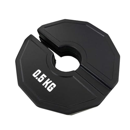 Fractional Weight Plate Dumbbell Fractional Weight Plate Barbell Micro Plate Kettlebell Compact Rubber Plate Progressive Overload Portable Design, 0.5kg