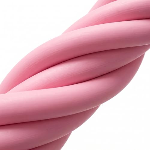 2Pcs Resistance Bands with Pedals, 6-Tube Tension Rope Exercise Equipment with Foam Handles, Sit-Up Pull Rope for Home Workout, Waist, Arm & Core Training Fitness Equipment