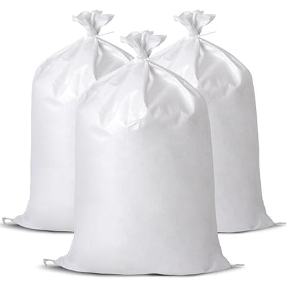 12 Pack Heavy Duty Sand Bags, (20" X 30"), Used for Flooding, Builders, Garden Waste, Grain Storage and Cargo Handling (12)