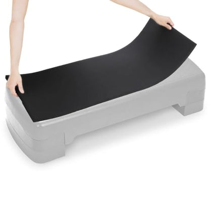 Non-Slip Step Platform Mat with Knee Cushion Pad, Ideal for Yoga, Pilates, and Floor Workouts