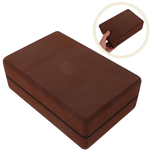 Toyvian Eva Foam Yoga Blocks Non-slip Pilates Exercise Bricks Supportive Workout Accessories for Balance, Stretching, Meditation, and Home Fitness Training