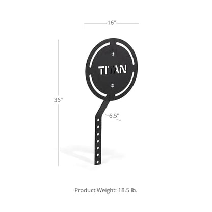 Titan Fitness Mounted Wall Ball Target with Extension for T-3 or X-3 Series Racks