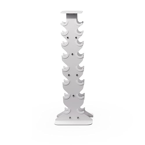 WeGym Dumbbell Racks, Space Saving Solution, Sturdy Cast Iron, Home Workout Storage, Heavy Weights Bearing, Home Strength Training - color: Sandstone, style: L