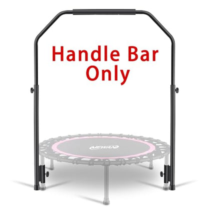 Newan Rebounder Handle Bar Accessory for 40" Round Fitness Trampolines, Cushy Foam Handles,Only Applicable to the Foot Tube Between 2.5CM/0.98IN Diameter(Trampoline Not Included)