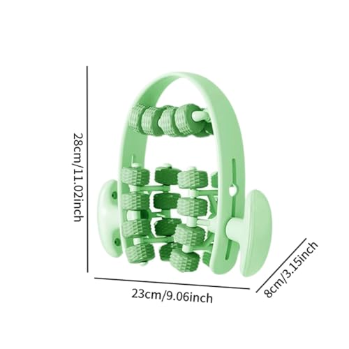 Leg Roller for and Recovery Tool for Indoor Fitness, Green - color: Green