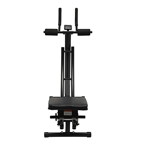 Ab Exercise Machine,Black Ultimate Core Workout with3 Level Adjust Slope & LED Display,Abdominal Fitness Equipment for All Training Levels,Ab Machine for Men,Women,Teens,Capacity:330Lbs