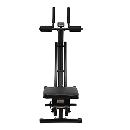 Ab Exercise Machine,Black Ultimate Core Workout with3 Level Adjust Slope & LED Display,Abdominal Fitness Equipment for All Training Levels,Ab Machine for Men,Women,Teens,Capacity:330Lbs