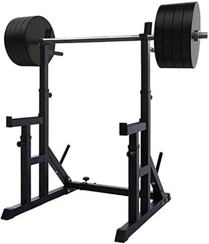 Multifunctional Dumbbell Bench Folding Multi-Function Barbell Rack 330LBS Capacity Dip Stand Fitness Adjustable Rack Weight Lifting Bench Press Dipping Station for Home/Office/Gym