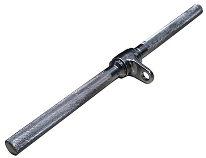 Heavy Duty Solid Steel Revolving Low Row Bar by Deltech Fitness